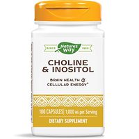 Nature's Way Choline and Inositol, 1,000 mg per serving, 100 Capsules