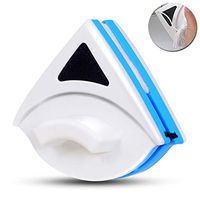 Double-Sided Window Cleaner Glass Wiper Magnetic Cleaning Tools Useful Surface Cleaning Brush for High-Rise Glazed Windows Thickness 0.3"-0.6"(7-15mm)