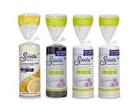 Color Scents 982548 Multi-Color 4 Gallon.6mil Thickness, Twist Tie Fresh Collection Scented Small Trash Can Liners Bags from Berry, 70 Count