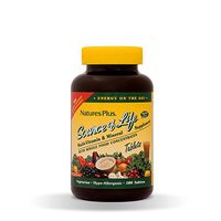 NaturesPlus Source of Life Multivitamin - 180 Vegetarian Tablets - Whole Food Nutritional Supplement with Chelated Minerals, Energy Booster - Gluten-Free - 60 Servings