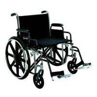Wheelchair, 20 Inch 500Lb Capacity, 1 ea