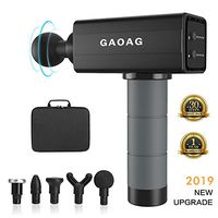 GAOAG Massage Gun Deep Tissue Percussion Muscle Massager for Pain Relief, Handheld Electric Body Massager Sports Drill Portable Super Quiet Brushless Motor