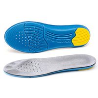 EVA Elastic Shoe Insoles Men Women Memory Foam Breathable Sports Function Insoles Sport Insert for Men and Women Heel Cushion Pad (Men US:8-11)