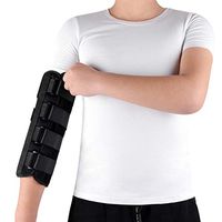 KALO Elbow Immobilizer,Breathable Style Upper Limb Elbow Joint Correcting Brace Arm Splint Support,Size(S/M/L)