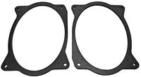 2002-2011 Camry & 2003-2013 Corolla 6x9 Rear Deck Speaker Adapter Spacer Rings - SAK008_69-1 Pair