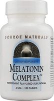 Sleep Science Melatonin Complex 3 mg Peppermint Source Naturals, Inc. 100 Tabs