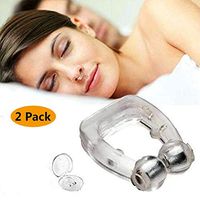 ARTIFUN Stop Snoring Nose Clip 2 PCS Silicone Magnetic Anti Snore Device Professional Relieve Snoring Snore Reducing Tool for Men Women