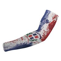 Sincerity First Dominican Republic Flag UV Protection Cooling Arm Sleeves for Sports Golf Men Women