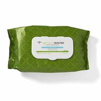 FitRight Aloe Quilted Heavyweight Personal Cleansing Cloth Wipes, Unscented, Pack of 48, 8 x 12 inch Adult Large Incontinence Wipes