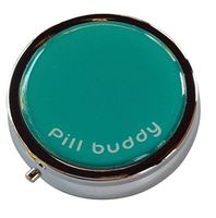 Pill Buddy Three Section Small Fashion Pocket/Purse/Travel Pill Box Case (Teal)
