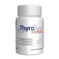 Thyrotwin Caffeine Free Weight Loss Dietary Supplement, Powerful Non Stimulant Thermogenic Fat Burner, 90 Count