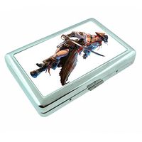 Sexy Pirate Pin Up Girl Silver Cigarette Case S17 Smoking Metal Wallet Id Holder 4" X 2.75"