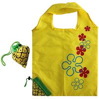 Pineapple Flower Shopping Bag Foldable Vegetable Storage Pouch Women Handbag