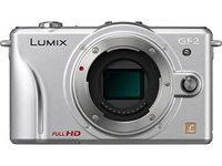Panasonic Lumix DMC-GF2 Digital Micro Four Thirds Camera Body (International Model No Warranty) (Silver)
