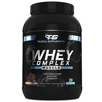 Trucell Supplements Whey Complex, 100% Whey Protein, Non GMO, Chocolate Milkshake, 2 lb.