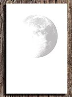Moon Notepad Set of 2 - 50 Sheets Each, 100 Sheets Total, 5.5 x 8.5 Notepads, Dark Side of the Moon Notepad
