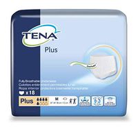 TENA® Protective Underwear, Plus Absorbency-Size Medium Waist / Hip 34" - 44" - Case of 72
