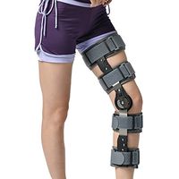 Fixed Adjustable Knee Holder After Ligaments Meniscus Injury Lower Limb Fracture Rehabilitation Kneepad,Gray