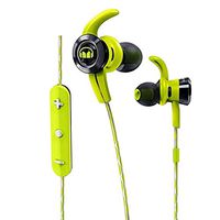 Monster Cable iSport Victory In-Ear Wireless Headphones with Built-In Mic, Green, Sports Headphones, Running, Noise Isolation