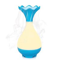 LAFEINA Unique Romantic Portable 95ml Magic Bottle USB Ultrasonic Aromatherapy Humidifier Essential Oil Aroma Diffuser with LED Night Light (Blue)