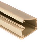 Hellermann Tyton TSR2I-8A 1-1/4" One Piece Surface Raceway, 8' Long, PVC, Ivory, 160ft Length