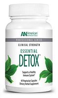 American Nutriceuticals – Essential Detox – 60 Vegetarian Capsules – Professionally Formulated Whole Body Detox – Naturally Cleanse, Purify & Renew – Highly Effective Detox of Environmental Toxins