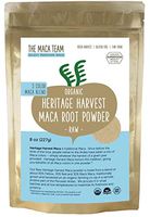 The Maca Team Tri-Color Raw Organic Maca Powder, 40% Yellow, 30% Red & 30% Black Maca Blend, 8 oz, 25 Servings