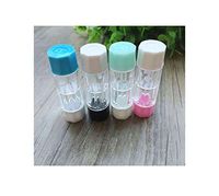 Multicolor Easy Carry Portable Plastic Contact Lens Bottle for RGP Travel Contact Lenses Accessories,Green F