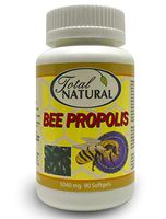 Bee Propolis 5040mg 90 Softgels [1 Bottle] by Total Natural, Safe and Natural Antioxidant Health Supplement, GMP Premium Ingredients