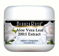 Extra Strength Aloe Vera Leaf 200:1 Extract - Salve Ointment (2 oz, ZIN: 514077) - 2 Pack