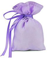 Darling Souvenir 50 Satin Drawstring Gift Pouch Small Wedding Party Favors Bag -5" x 7 inches Baby Shower Thank You Pouches- Lavender