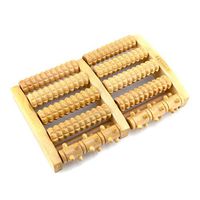 LSS Wooden Roller Foot Massager, Relax Relief Feet Massagers, for Foot Pain, Itchy Feet - 4pcs