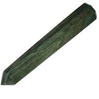 Crocon Green Mica Healing Stick for Energy Generator Reiki Healing Chakra Balancing EMF Protection Spiritual Meditation Message Therapy Decor Size: 4-4.5 Inch