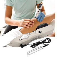 Digital Electronic Acupuncture Massage Pen, Health Care Pain Relief Pointer for Back Neck Body with 3 Tip Head