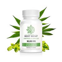 Worlds Best Hemp Oil Capsules - 90,000 MG of Natural Hemp Seed Oil Extracts - Pain, Stress & Anxiety Relief - Natural Sleep & Mood Support - Rich in Omega 3, 6, 9-60 Servings of 1,500MG per Softgel