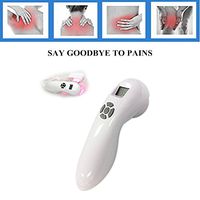 BULLKEYS Hand-held Pain Relief Laser Therapy Device Cold Laser Low Intensity Acupuncture Pain Relief with Red LED Light for Pain Rheumatoid Arthritis Injuries Sprain Wound Ulcer Diminish Inflammation