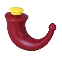 HEALLILY Yoga Neti Pot Nasal Rinsing Nose Wash Sinus Irrigation Red Horn Cleaner