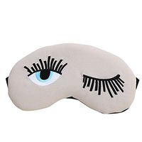 Drasawee Cartoon Travel Comfortable Eyes Mask Eyeshade for Sleeping Apricot