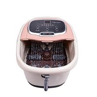 Foot Spa Bath Massage Motorized Massager with Heat and Massage, Adjustable Time & Temperature, LED Display, Shiatsu Auto Massage Rollers, Taiji Massage