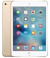 Apple iPad Mini 4 16GB WiFi Only Tablet w/ 8MP Camera - Gold (Renewed)