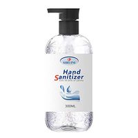Rovvy 300ML Hand Sanitizer Gel, Refreshing Non-irritating, Pump Bottle Cleaning Hand Soap Gentle Soothing Gel, 300ML Super-Large Capacity Household Office School or Outdoor No-wash Hand Sanitizer