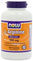 NOW Foods L-Arginine 500mg, 250 Capsules