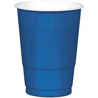 Navy Blue Plastic Cups | 16 oz. | Pack of 20 | Party Supply