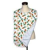 Easter Collection Collection Adult Bib - Covered with Care Assorted Prints Available! (Carrots, Dots, Eggs)