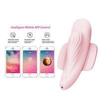 PowerFun2 Best Handheld Sized Intelligent Viberating Massage Wand,12 Modes Wireless Waterproof Vibrate Shapewear Briefs