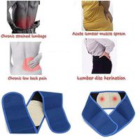 edited Self Healing Magnetic Therapy Lower Back Backache Support Waist Belt Hip & Waist Supports