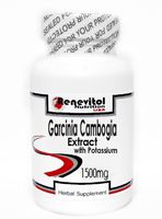 Garcinia Cambogia Extract with Potassium 1500mg 90 Capsules ~ Renevitol