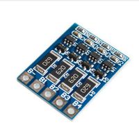5S 21V 4.2V Balance Function Protection Board 68mA 5S Li-ion Lipo Battery Lithium 18650 Batteries Balanced Module BMS PCB,3S