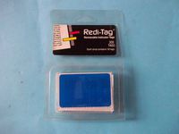 Redi-Tag RT04 Removable Indicator Tags 300 Tags Each Strip Contains 10 Tags Blue 7/16" x 1 1/2" Sold in Units of 2