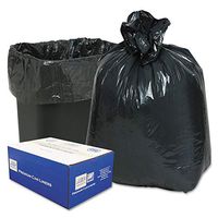 Classic 242315B 2-Ply Low-Density Can Liners, 7-10gal, .6mil, 24 x 23, Black, 500/Carton